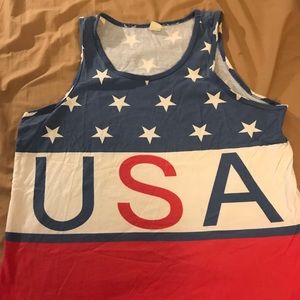 Chubbies USA American Flag Tank Top - Large